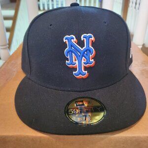 NWT New Era 5950 New York Mets alternate fitted cap hat 7 1/2 Authentic On-Field